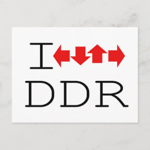 I DDR POSTCARD