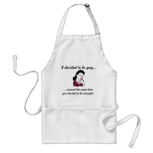 "I Decided to be Gay..." Apron - Customisable