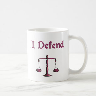 I Defend Lawyer Mug