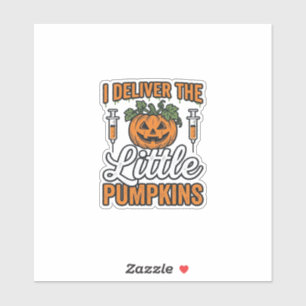I Deliver The Little Pumpkins Halloween Nurse Shir