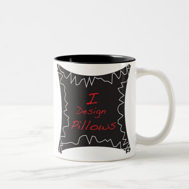 i design pillows Two-Tone coffee mug (Right)
