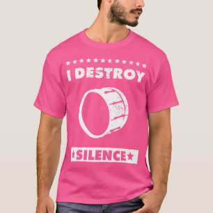 I Destroy Silence - Choir Marching Band And Bass D T-Shirt
