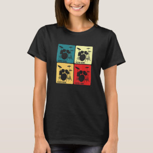 I Destroy Silence Drum Set  for Drumming T-Shirt