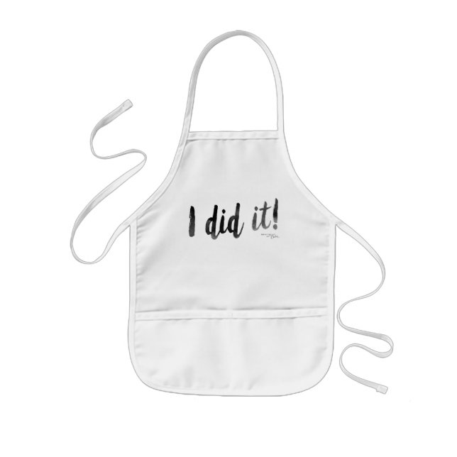 I Did It! Apron Kids (Front)