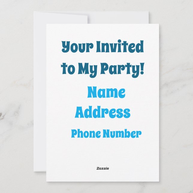I Did it!, Graduate 2026 Invitation (Back)