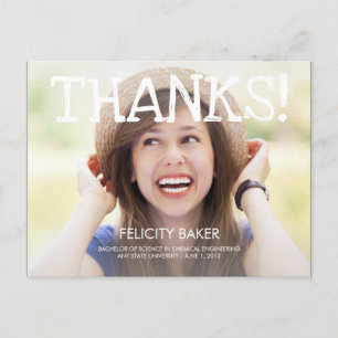 I Did It! Graduation Thank You Card