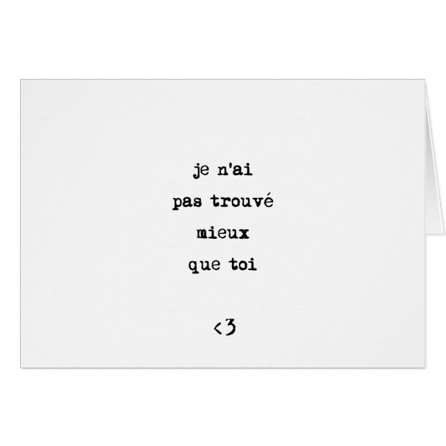 I did not find better than you (Front Horizontal)