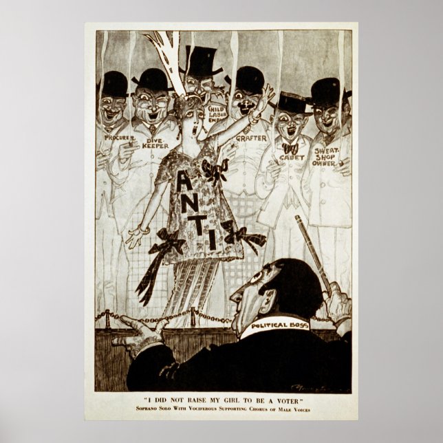 I Did Not Raise My Girl to be a Voter Poster (Front)