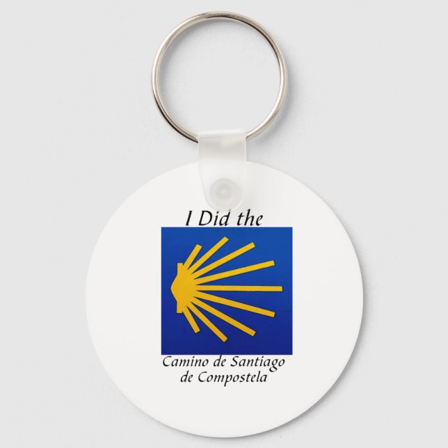 I Did the Camino de Santiago Key Ring (Front)