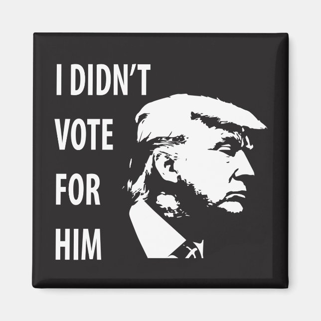 I didn’t vote for Trump Magnet (Front)