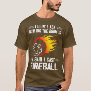 I didnt ask how big the room s i said i cast fireb T-Shirt