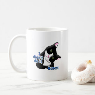 I didn't do it Cat Coffee Mug