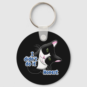 I didn't do it Cat Key Ring