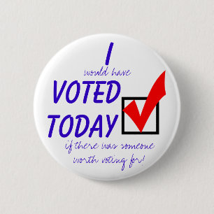 I didn't vote today button
