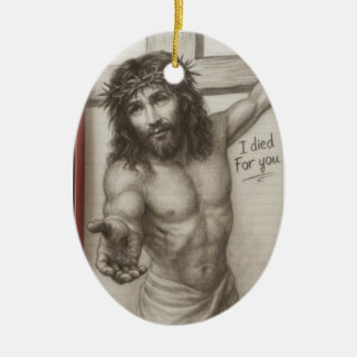 I Died For You Ceramic Tree Decoration