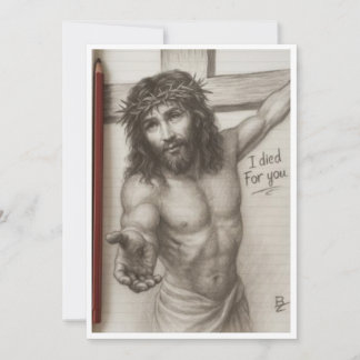 I Died For You Holiday Card