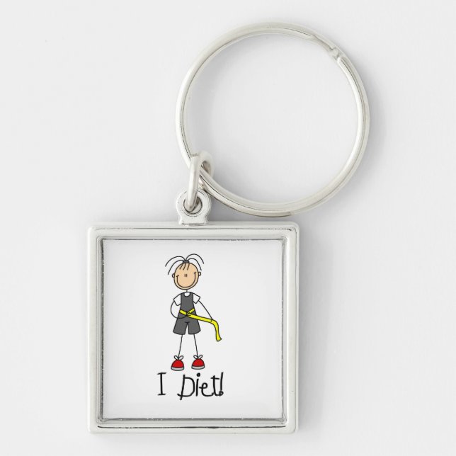 I Diet Tshirts and Gifts Key Ring (Front)