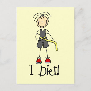 I Diet Tshirts and Gifts Postcard