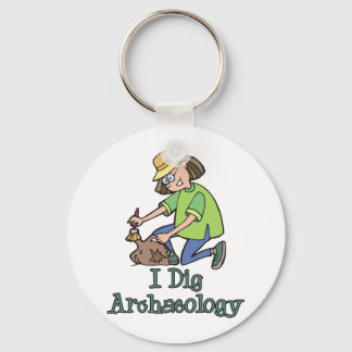 I Dig Archaeology Key Ring