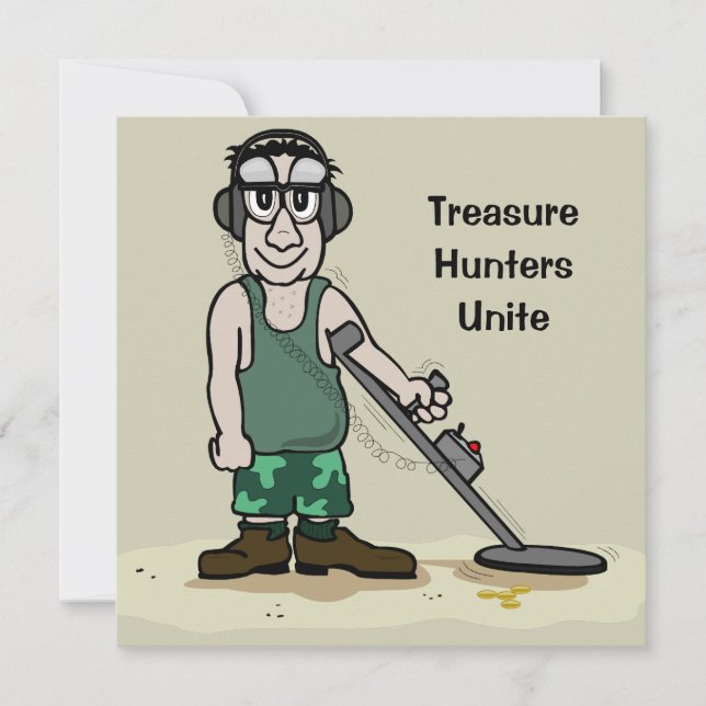 I Dig Booty Metal Detecting Guy (Front)