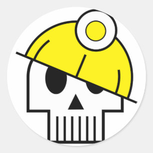 I Dig Dead Skulicon Sticker