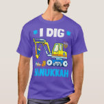I Dig Hanukkah Excavator Construction Toddler Hanu T-Shirt<br><div class="desc">I Dig Hanukkah Excavator Construction Toddler Hanukkah Kids T-Shirt .</div>