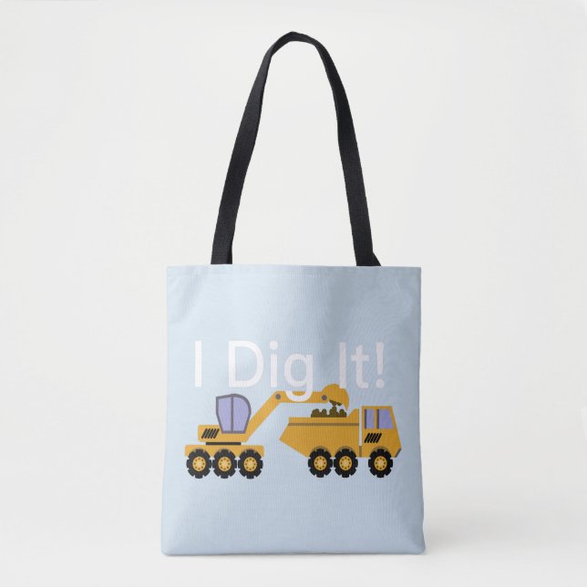 I Dig It Design - Custom All-Over-Print Tote Bag (Front)