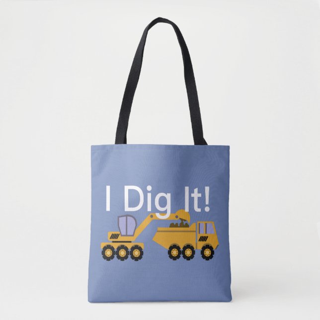 I Dig It Design - Custom All-Over-Print Tote Bag (Front)