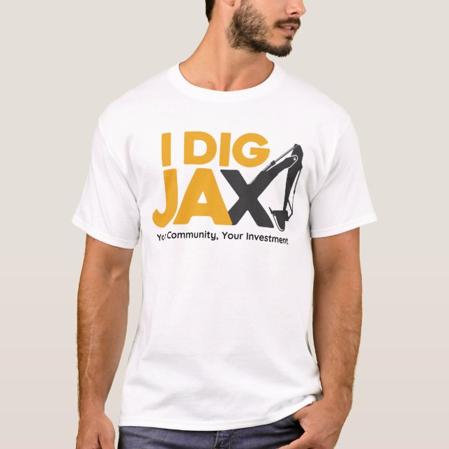 I Dig Jax Crew Neck Shirt (Front)