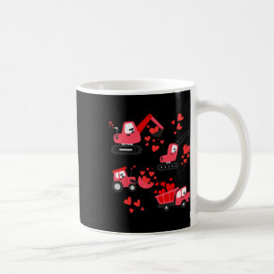 I Dig You Construction Trucks Valentine's Day Boys Coffee Mug