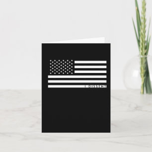 I Dissent American Flag 1 Card