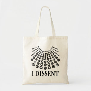 I dissent, Ruth Bader Ginsburg, Notorious RBG Tote Bag