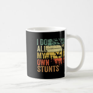 I Do All My Own Stunts Arborist Dad Vintage Tree C Coffee Mug