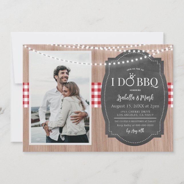 I Do BBQ Barbecue Bridal Shower Invitation (Front)