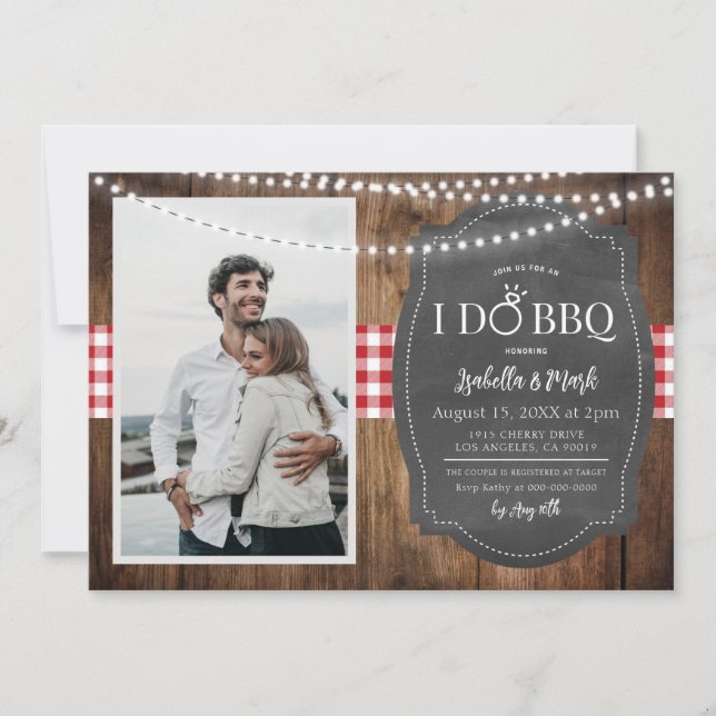 I Do BBQ Barbecue Bridal Shower Invitation (Front)