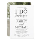 I DO BBQ Black & White Photo Couple Shower