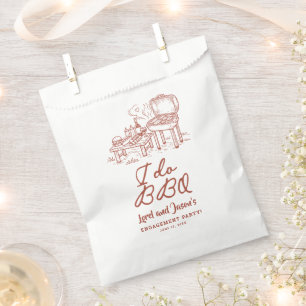 I Do BBQ Couple Shower Engagement Favour Bags