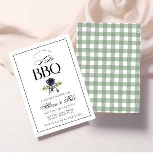I Do BBQ Couples Shower Invitation, Grill & Chill Invitation