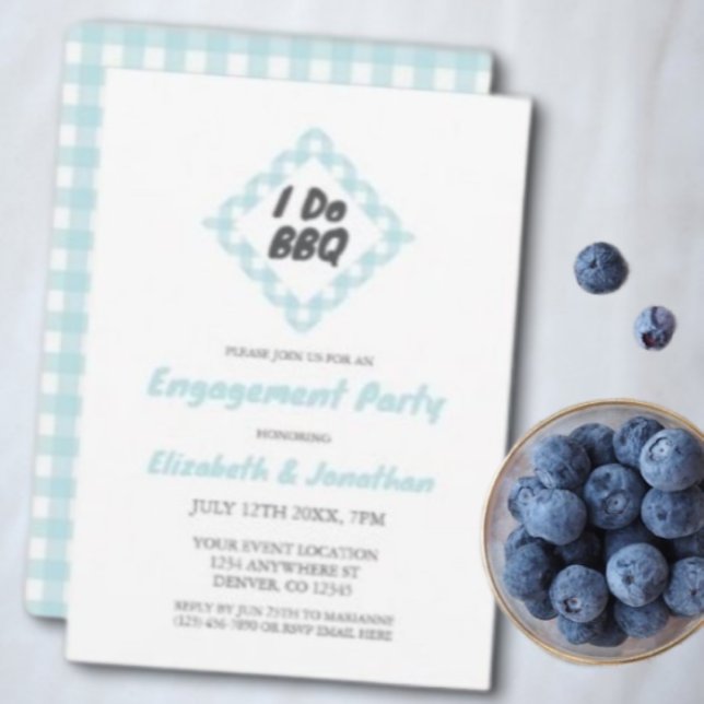 I Do BBQ Engagement Party Invitation (Creator Uploaded)
