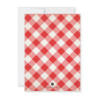 I Do BBQ Invitations Red Gingham and Sunflower