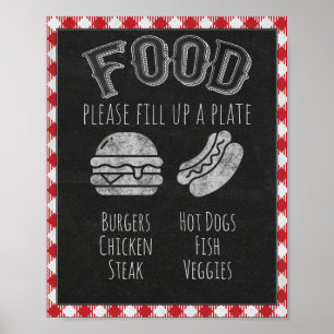 I Do BBQ Party Food Bar, BBQ Bar & Grill Sign
