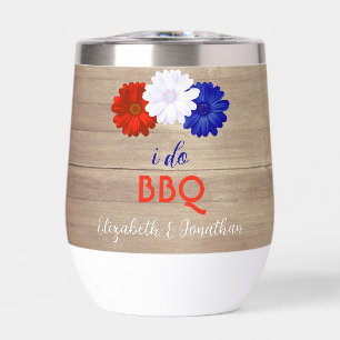I Do BBQ Patriotic Floral