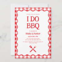 I Do BBQ Wedding Barbecue Invitation