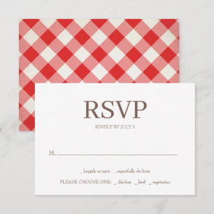 I Do BBQ Wedding RSVP Cards