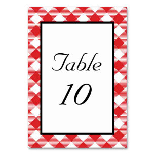 I Do BBQ Wedding Table Number