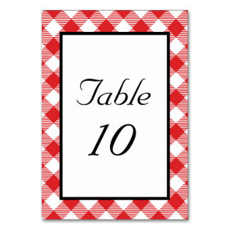 I Do BBQ Wedding Table Number