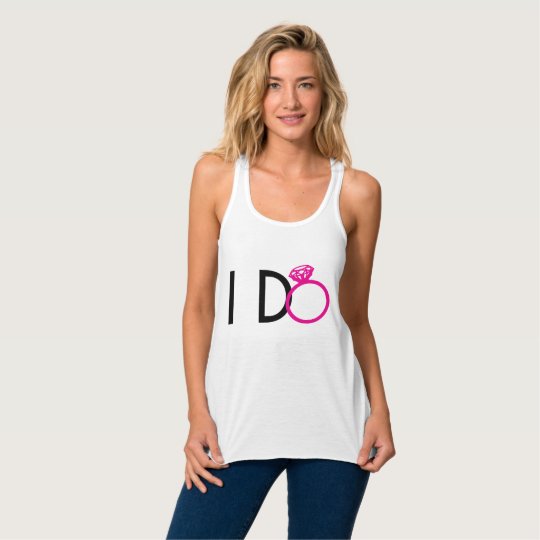 I DO - BLACK AND PINK TANK