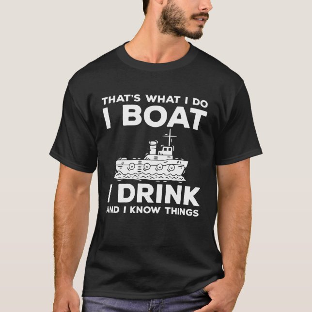 I Do Boating T-Shirt (Front)