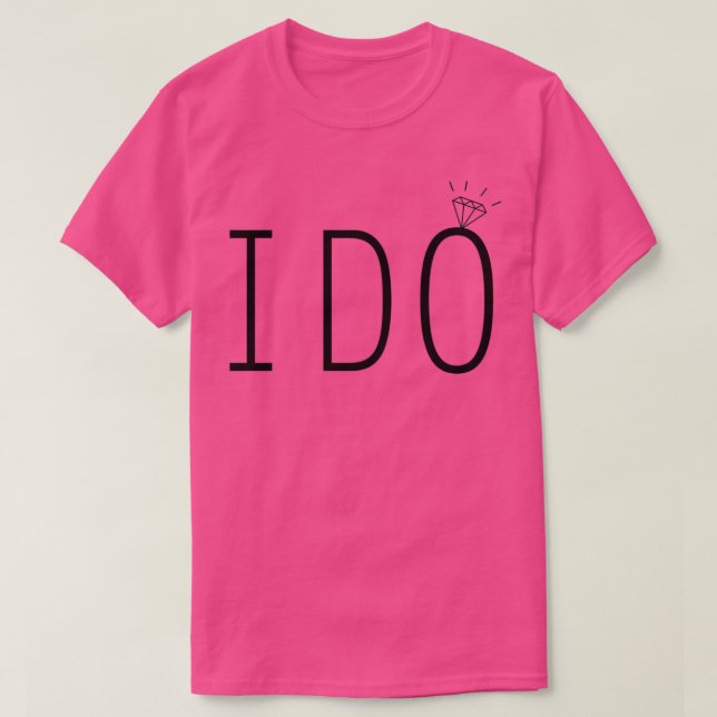 I do bride mask T-Shirt (Design Front)