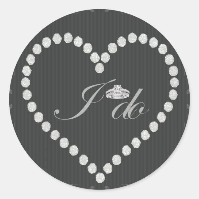 i do classic round sticker (Front)